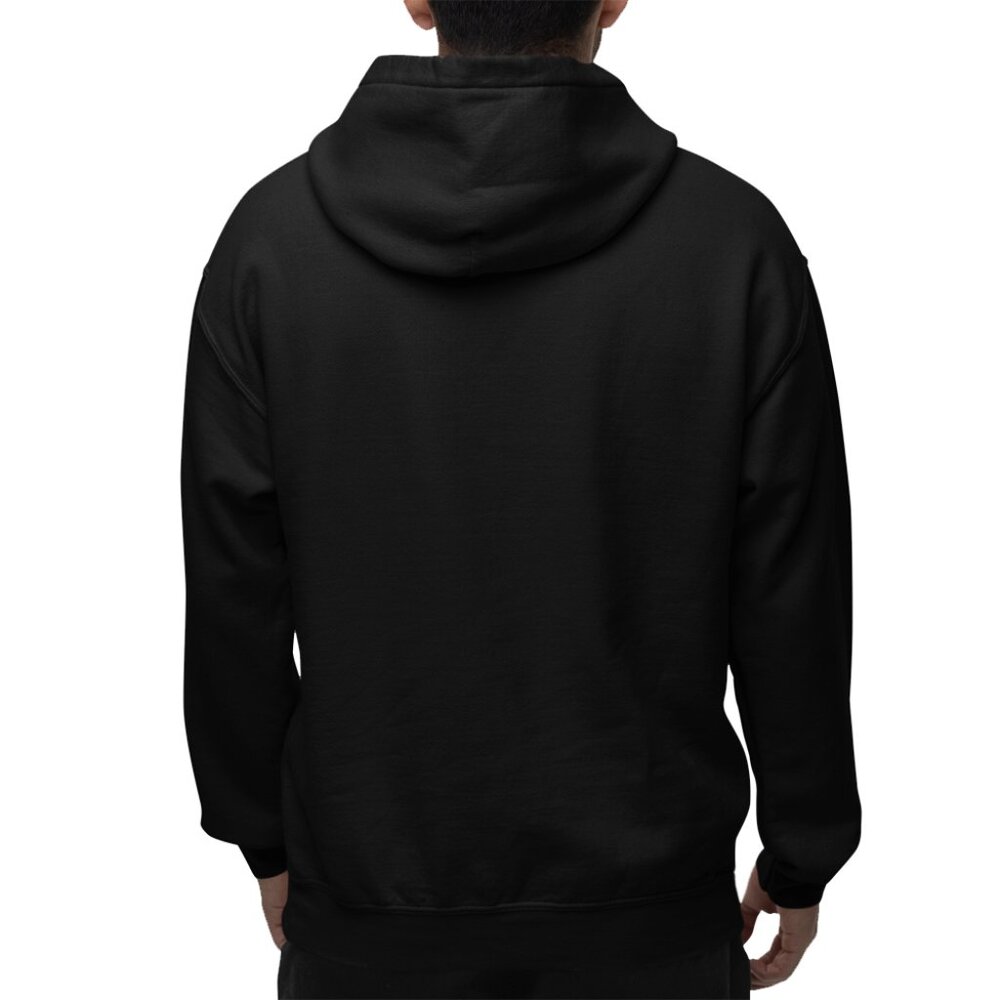 New Chill Vibes Only Black Hoodie Fleece Sweatshirt - Picture 3 of 3
